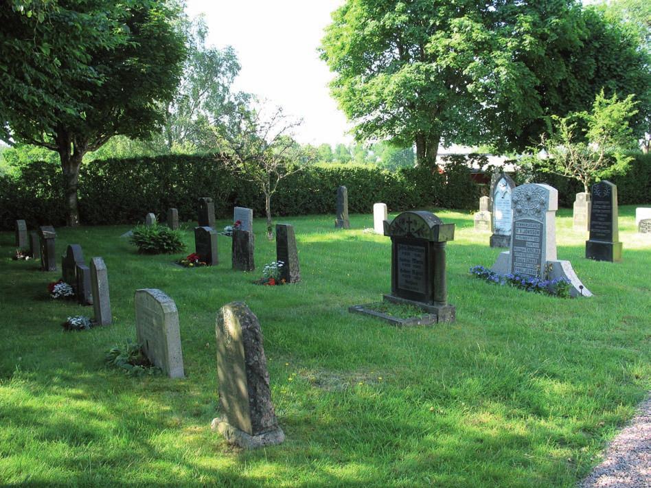 Kvarter A utgörs av ett rektangulärt område där gravstenarna är placerade i enkla linjer orienterade i nord- sydlig riktning.