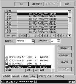 DeviceNet-gränssnitt 2 Därefter måste de två byten INPUT-data mappas till PLC-minnet. Detta gör man under fliken Input i scanner-initieringsfönstret. Bild 11: Mappning av bit-strobe I/O 05047AXX 2.