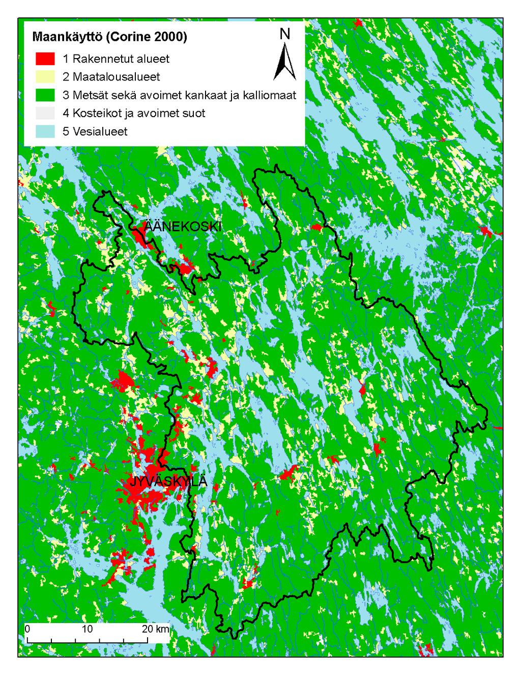 SYKE, EEA 2.2.3 Leppävesi-Kynsivesi Området Leppävesi-Kynsivesi ligger till största delen i sju kommuner i landskapet Mellersta Finland.