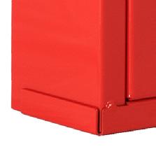 Färganpassning enligt era önskemål Brandpostskåp levereras som standard i färgen RAL 9010 vit, men kan fås i andra färger för att bättre passa era lokaler eller för att