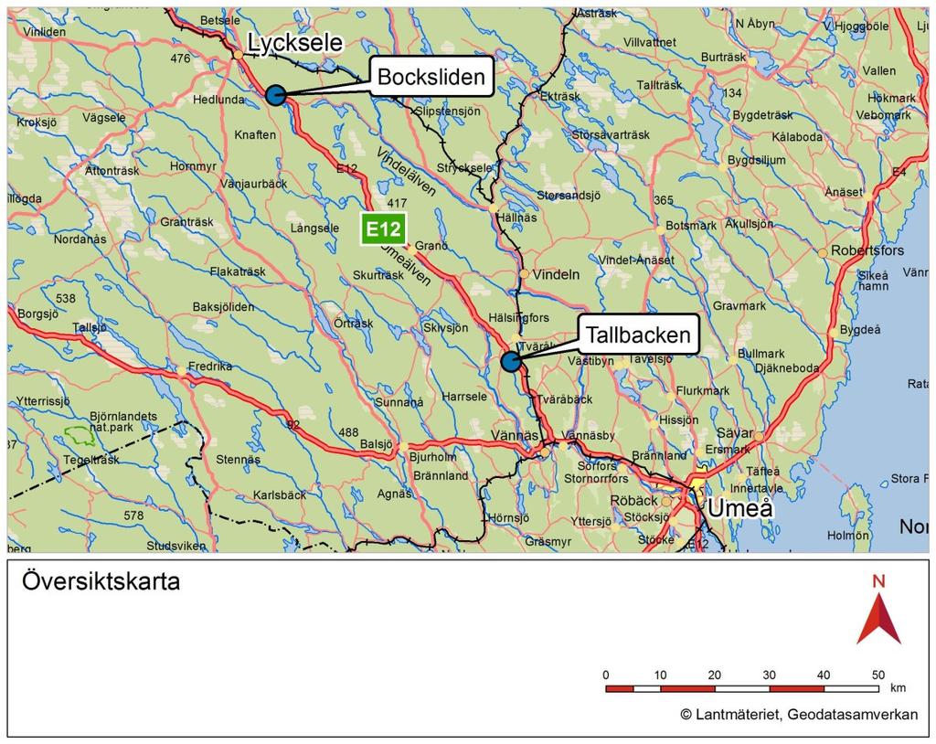 Figur 2.2-1 Översiktskarta 2.3. Åtgärdsvalsstudie (eller motsvarande) Ingen åtgärdsvalsstudie har genomförts för projektet.