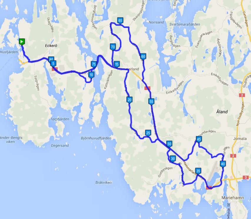 85km http://www.funbeat.se/tracks/shownonav.aspx?