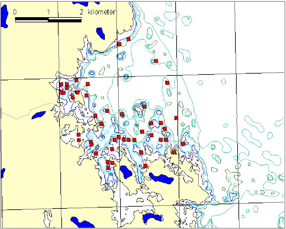 FISKERIVERKET INFORMERAR 24:7 63 34' 63 32' provfiske Nordiska nät tilläggsfiske djupkurva 3 m djupkurva 6 m djupkurva 1 m djupkurva