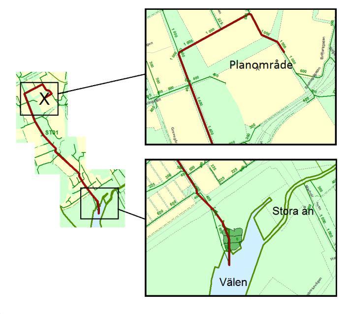 Dagvatten-PM, Briljantgatan - Smaragdgatan 10 (21) 2.2.Recipient och avrinningsområde Planområdet ligger inom avrinningsområdet för Stora ån.