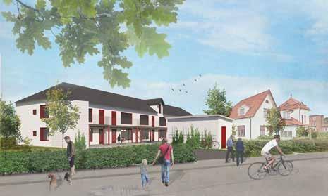 Fastighetsutveckling Nya lägenheter i Marieholm Skissbild: Sydark konstruera.