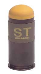 Ammunition Ammunition Till granattillsatsen används följande typer av ammunition: Skarp patron med spränggranat (gevärsspränggranat, gsgr).
