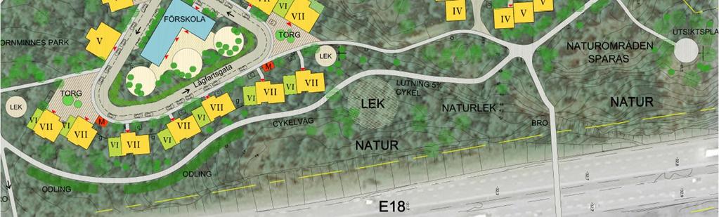 Utredningen utgör underlag till pågående detaljplanearbete. Området ligger i Järfälla kommun utanför Stockholm och är en obebyggd yta mellan befintligt bostadsområde och E18.