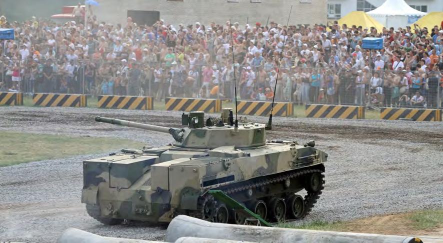 ÅRSRAPPORT Bilaga 2011-02-09 Sida 15 (125) 2.4. Pansarskyttevagn BMD-4M Pansarskyttevagn BMD-4M visades för första gången för allmänheten på försvarsutställningen IDELF-2010 i Moskva.
