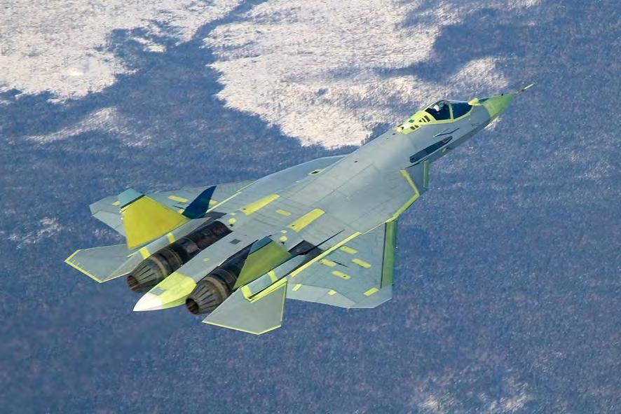 Bilaga ÅRSRAPPORT Sida 48 (125) 2011-02-09 PAK FA är ca 20 m långt och har en spännvidd på ca 14 m.