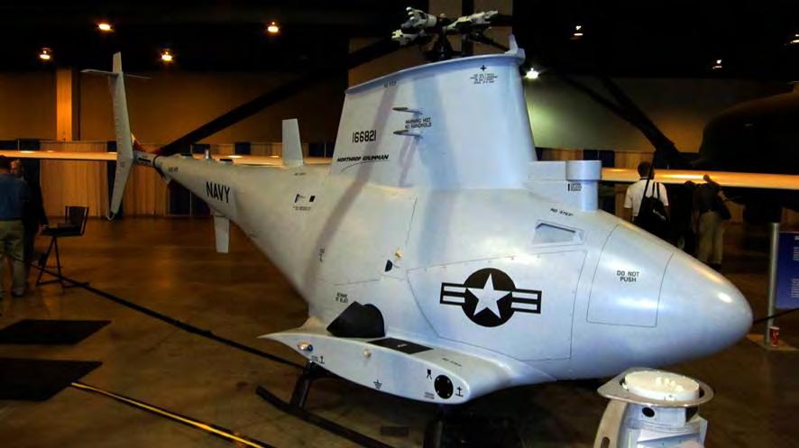 Bilaga ÅRSRAPPORT Sida 60 (125) 2011-02-09 11.5. MQ-8B Fire Scout Bild 42. Northrop Grumman MQ-8B Fire Scout är en helikopterbaserad UAV framtagen för Foto: FMV US Navys behov.
