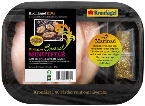 som understryker den rökiga smaken.