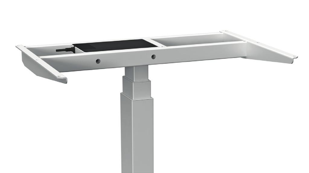 CLASSIC 2-ben Inbyggnadsstativ Lätt och smidigt skrivbordsstativ för vägg- eller gavelmontering. ektriskt sitt- och ståstativ med bra prestanda trots kompakt utförande.