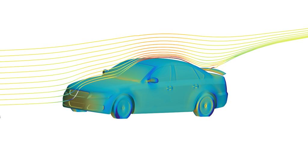 Aerodynamiska krafter vid hård inbromsning Numerisk beräkning av luftmotståndskoefficient på en personbil vid hård inbromsning med två olika accelerationsmodeller.