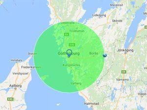 AtmosFear I AtmosFear åker man upp till 146 m över havet där man sitter med utsikt över Göteborg innan man faller fritt under några sekunder.