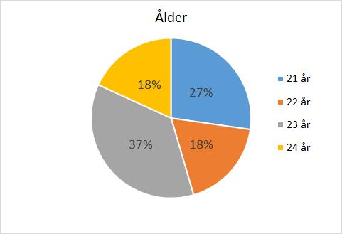 Bilaga H Resultatet av användartesterna I slutet av projektet utfördes användartester på elva slumpvis utvalda personer i åldrarna 21-24 år.