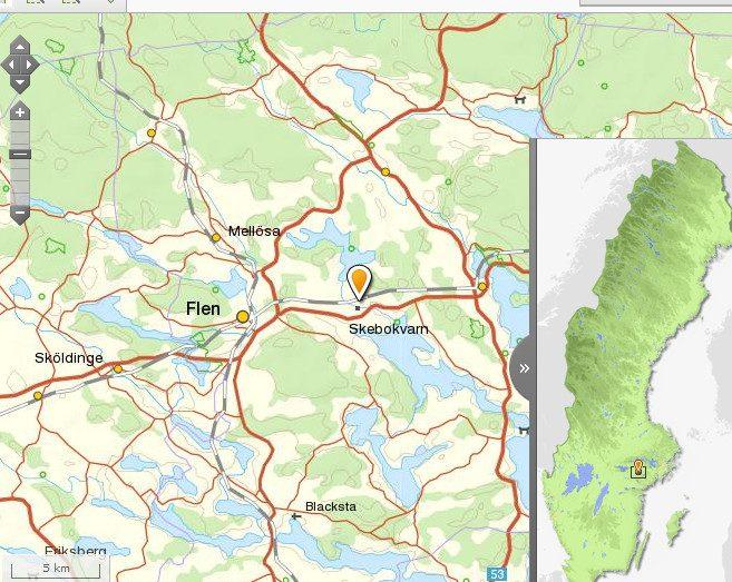 Utgångspunkter för designen Geografiskt läge: Ängärdets ekoenhet är beläget i utkanten av Skebokvarn, 9 km från Flen, drygt 10 mil sydväst om Stockholm, lätt tillgängligt via riksväg 57 som går