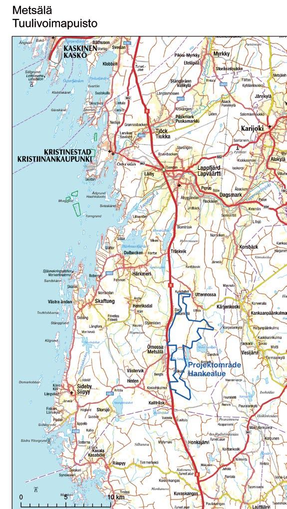 1. Inledning EPV Vindkraft Ab startade ett bedömningsförfarande enligt lagen om förfarandet vid miljökonsekvensbedömning (MKB-förfarande) 2009 beträffande en planerad landbaserad vindkraftspark i