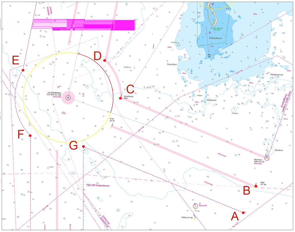 2018-05-24 10 Nr 704 TSS Off Falsterborev Sjöfartsverket. Publ. 22 maj 2018 * 13088 (T) Sjökort: 74, 742, 743, 83 Sverige. Södra Östersjön. Inseglingen till Åhus. Rinkaby. Skjutvarning.