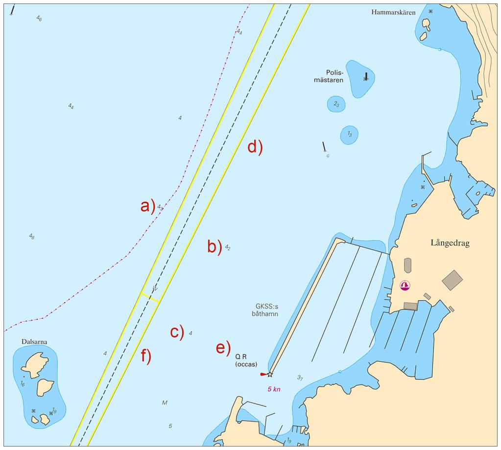 2018-05-24 13 Nr 704 Kattegatt * 13031 Sjökort: 9312, 9313 Sverige. Kattegatt. Göteborgs skärgård. Långedrag. Mindre djup.