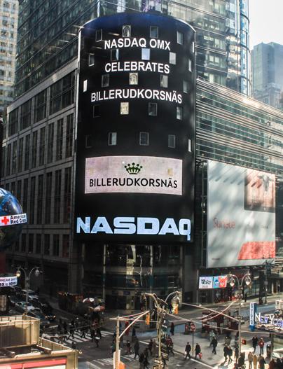 STÖRSTA AKTIEÄGARNA BILLERUDKORSNÄS TIO STÖRSTA ÄGARE (30 SEPTEMBER 2013) BillerudKorsnäs är noterad på NASDAQ OMX Stockholm.