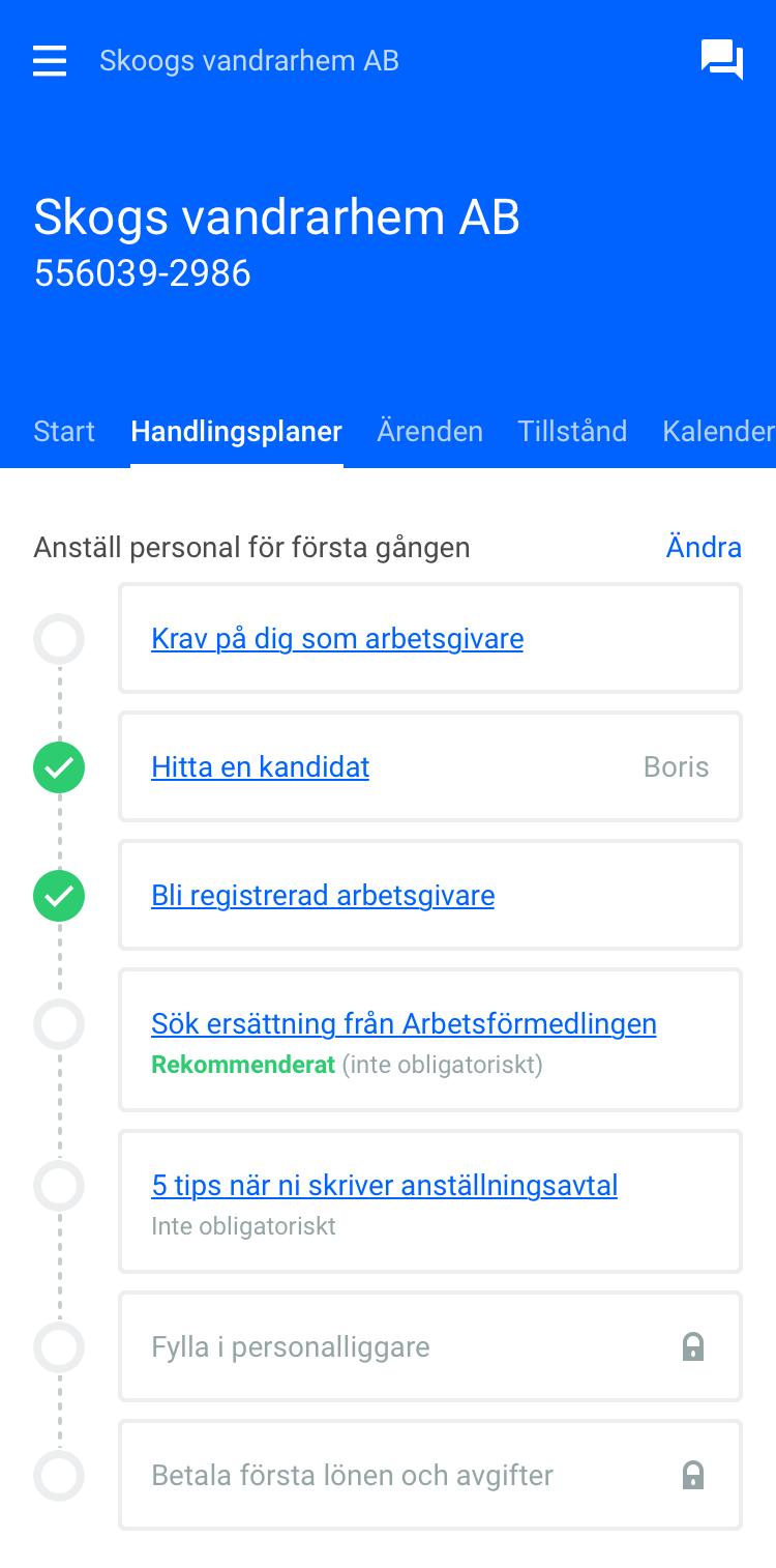 Hittar stöd de inte visste fanns Rekommenderat innehåll och