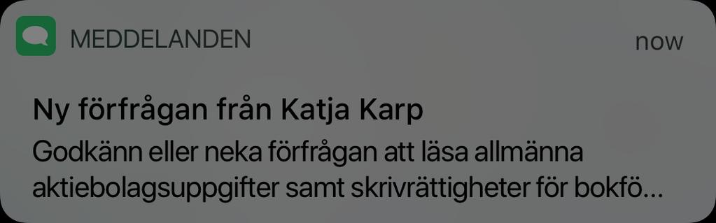 Aktören väljer uppgifter samt ifall det önskar läs eller skrivrättigheter.