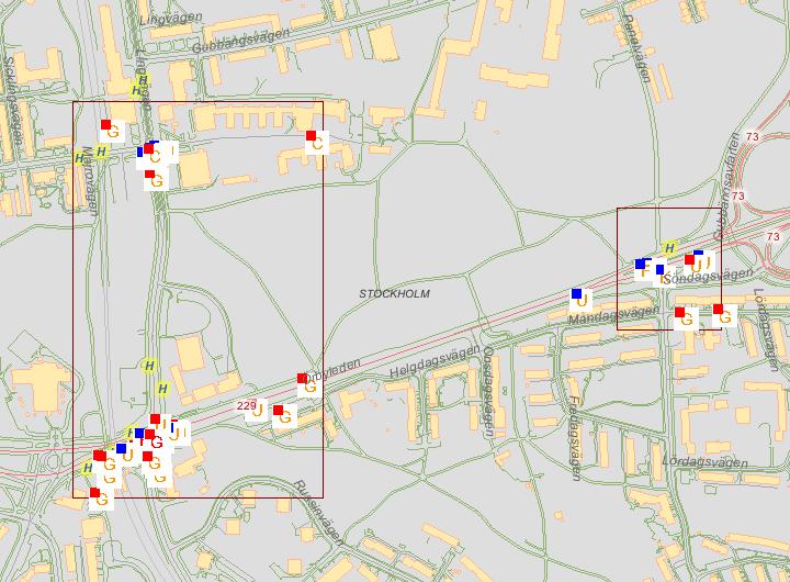 Uppdragsnr: 10190219 9 (14) 3.6 STRADA En genomgång av inrapporterade olyckor i STRADA har gjorts för perioden 2008-01- 01 och 2012-12-31.