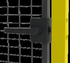 Haklås Detta lås är ett komplement till vårt X-lock och har ett integrerat fäste för beröringsfri brytare.
