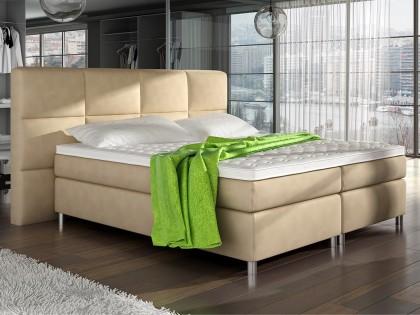 Skön Continental säng i beige 180 x