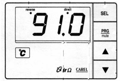 2007-06-04 VeNCO 9 MICROPROCESSOR IRDR för Frikylningsfunktion För att justera börvärdet på differensen mellan uteluft och inkommande köldbärartemperatur; Håll knappen SEL intryckt 5 sekunder tills