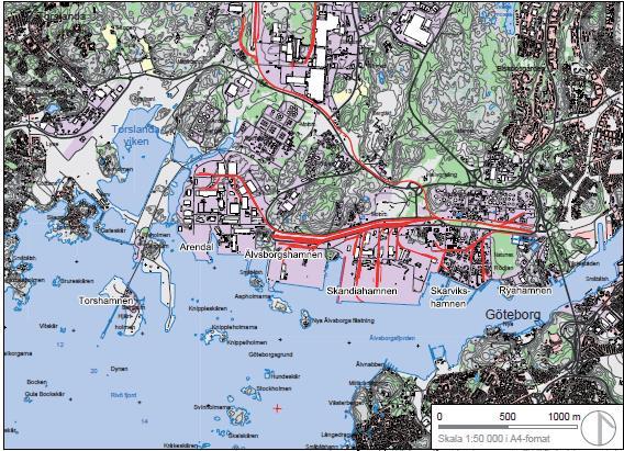 RAPPORT 2015-01-26 5 (12) 1 Förutsättningar I april 2006 antog kommunfullmäktige i Göteborg en Fördjupad översiktsplan för Ytterhamnsområdet.