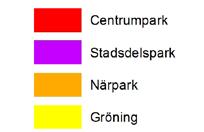 Bjeredsparken är en Centrumpark Parker och grönstruktur Här görs en distinktion för kvalitativ parkmark vilket här definieras som sammanhållen parkmark, med höga rekreativa värden och som är