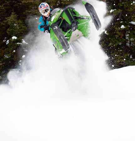 gränsen för att upprätthålla attityden som tuffast i klassen. Troligen den sista Suzuki-motorn du kommer att hitta i en Arctic Cat, men vilken motor sen! Hard Core Har allt Man kan önska H.