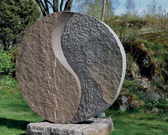 Foto: Marie Pettersson 6 LIVETS CIRKEL i bohusgranit / WHEEL OF LIFE in Bohus Granite, AULI KORHONEN, FINLAND