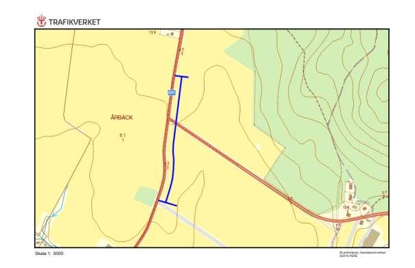 Trafikverkets prioriterade alléer och vägträd 699, Trossnäs, TROSSNÄS Allé ID på karta 7 Vägnummer S 699 Namn Trossnäs, TROSSNÄS Gammalt namn och ID - Östra sidan 33 nyplanterade ekar/skogslönnar och