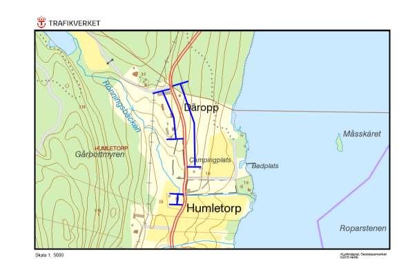 Trafikverkets prioriterade alléer och vägträd 798, Humletorp, HUMLETORP Allé ID på karta 13 Vägnummer S 798 Namn Humletorp, HUMLETORP Gammalt namn och ID - Östra sidan 11 askar, 4 skogslönnar, 4 asp,