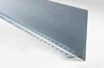 En bitumen eller polymerbaserad beläggning binder och integrerar plåten med betongen. Tätplåt används i gjutskarv vägg mot vägg. Tätplåt används i gjutskarv bottenplatta mot vägg.