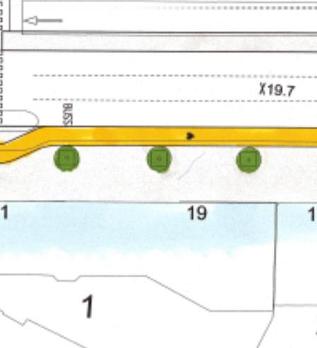 + Cykelbanor C ger stora förbättringar + Reserverade R körfält utmed