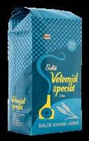 Mjöl Stenmalet mjöl utan askorbinsyra Spannmål från svenska ekologiska kretsloppsgårdar 500 g 8 7510 2 kg 6 7014 Standard Standard 10 kg 1 8015 30 kg 1