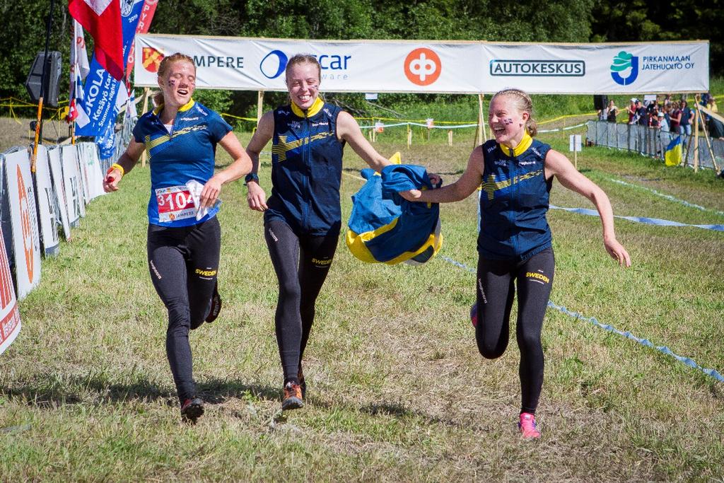 På junior-vm i Finland tog det svenska juniorlandslaget 6 medaljer, varav 2 guld: Stafettguld: Lisa Jonsson Nordin, Sanna Fast och Linnea Golsäter Långdistansguld: Simon Imark Långdistanssilver:
