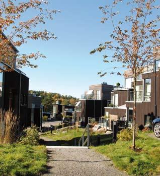 Friluftsstaden i norra Ekängen är en unik boendemiljö utformad utifrån naturens och skogens karaktär.