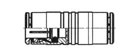 6/4 1/8" 2803-06-06 6/4 1/4" 2803-06-08 10/8 1/4" 2803-10-08 10/8 3/8" 2803-10-10 Vinkelkoppling, instick Material: