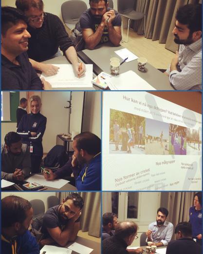 SVENSK CRICKET MOT 2025, om att vara en del av svensk idrott Bilder 1-11 i presentationen Under detta pass gavs deltagarna kunskap om vad det betyder att vara en del av