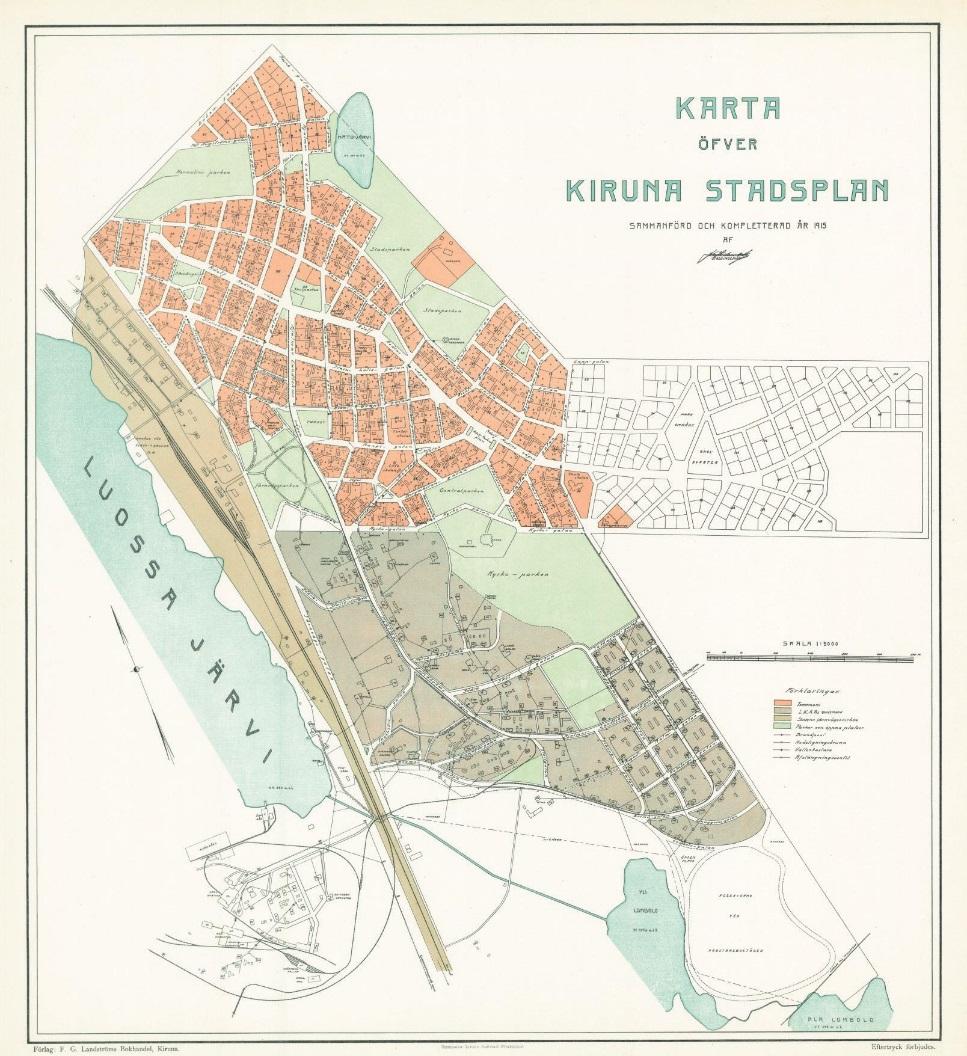 17 själva köpa tomt och bygga, vilket innebar en mer varierad bebyggelse än i de andra stadsområdena.