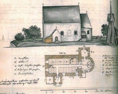 Kort om den aktuella byggnaden Kläckeberga kyrka har anor från 1200-talets mitt och består idag av tre byggnadsvolymer långhus, absidkor och sakristia - där långhuset är den äldsta delen.