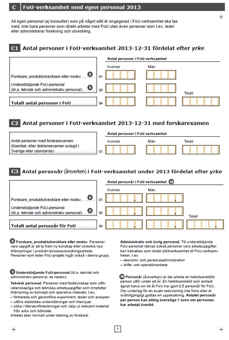 STATISTISKA CENTRALBYRÅN BESKRIVNING AV STATISTIKEN UF0302 ES/IFI