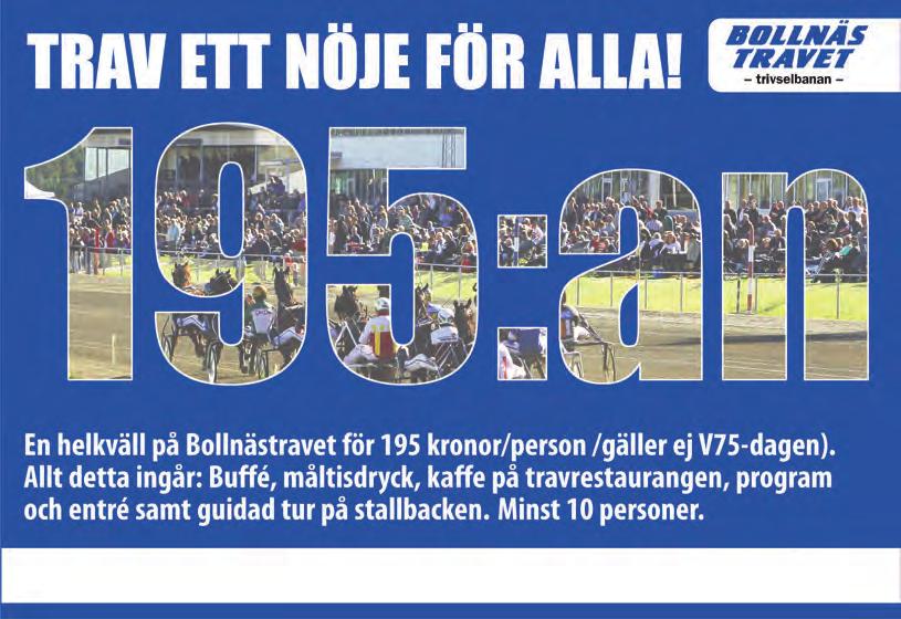 EXTRA BILPROVSTART trivselbanan I samband med defileringen till vbl och kallblodiga lopp med autostart för hästar med lägre prissumma än 100.