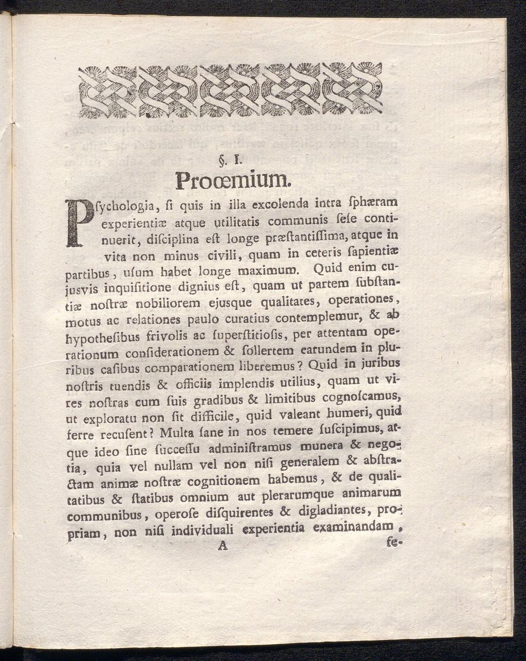 . ι. Prooemium.