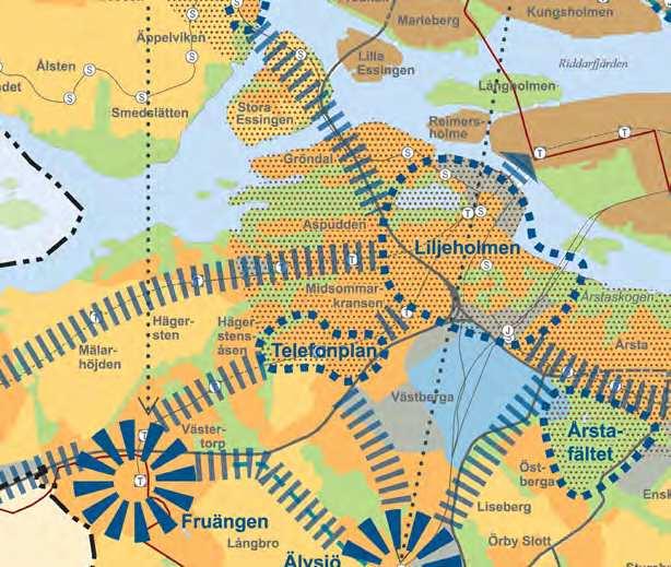 INLEDNING Bakgrund och syfte Stockholms stad utför för närvarande ett programarbete för stadsdelarna Aspudden och Midsommarkransen.