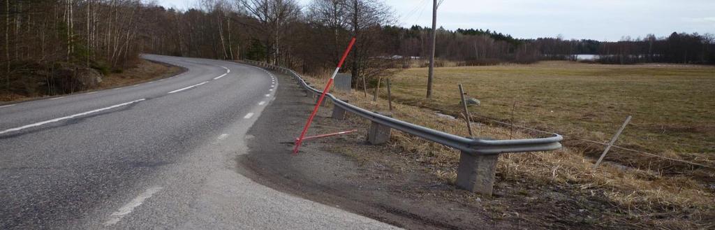 Figur 6: Förslag på åtgärder Borttagning av berg i ytterkurva alternativt skyddas med